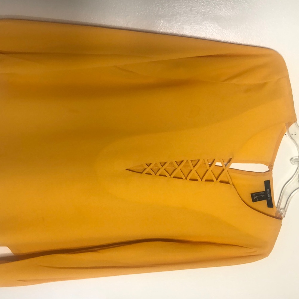 Golden yellow blouse